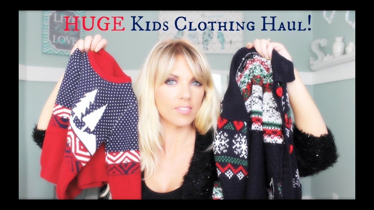 ❤ HUGE Kids Clothing Haul (From Christmas) ❤
