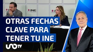 El Instituto Nacional Electoral recuerda otras fechas clave, para tener credencial de elector