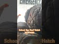 🚨 INSANE Hail Damage! 😱 Repairing Roof Hatches on the School Bus 🚌💨 #SchoolBus #HailDamage