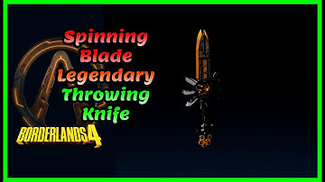 Borderlands 4: Legendary Throwing Knife Spinning Blade