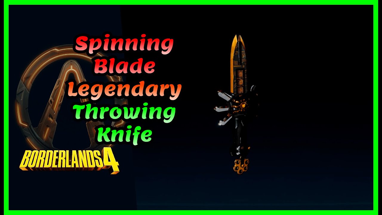Borderlands 4: Legendary Throwing Knife Spinning Blade