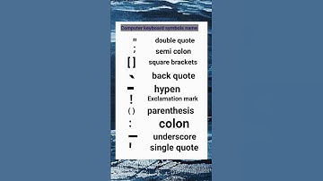 keyboard symbols name #trendingsshort #informative #symmbolnameof keyboard #english #subscribe