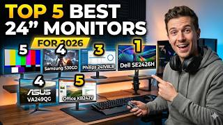 Top 5 Best 24-Inch Monitors of 2026 | Budget, Gaming &amp; Productivity Picks