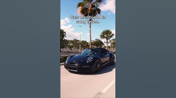 Thumbnail of Cars mentioned in song lyrics #car #automobile #mclaren #fypシ゚ #shorts