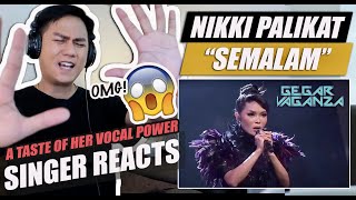Nikki Palikat - Semalam [Gegar Vaganza 2021 Minggu 3] | SINGER REACTION