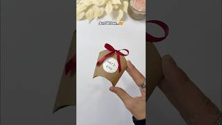 Tiniest Cute Gift box Ever 🤎🫠 Easy Craft Idea #diy #craft #papercraft