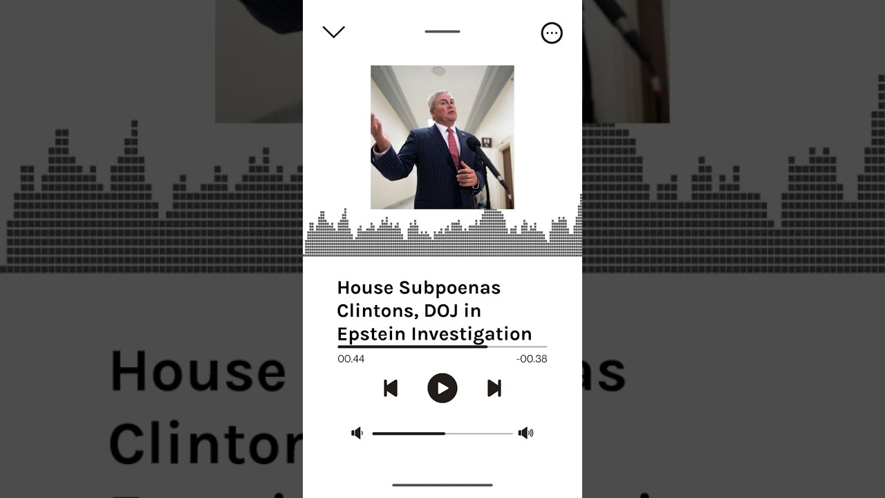House Subpoenas Clintons DOJ In Epstein Investigation AURN News