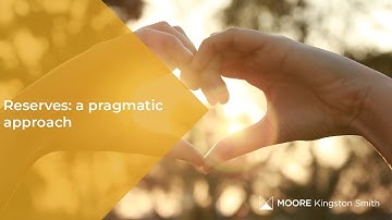 Reserves: a pragmatic approach