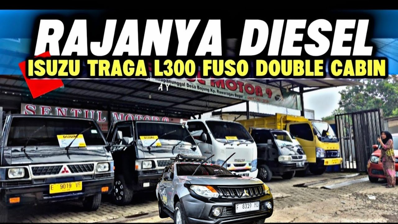 Juragan Diesel L300 Fuso Canter Double Cabin Triton  Carry Mobil Bekas Rapi Pajak Hidup 70Jutaan Sm9
