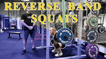 Reverse Band Squats - Tutorial