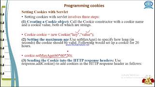 CS8651 Internet Programming Unit III Chapter 3    3 3 Cookies