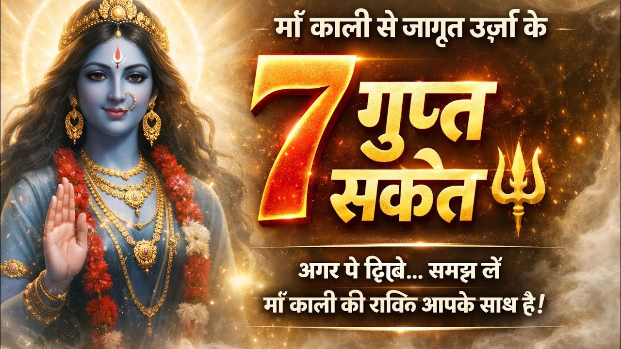 जागृत ऊर्जा के 7 गुप्त संकेत अगर दिखें ये संकेत, समझ लें माँ काली की शक्ति आपके साथ है 