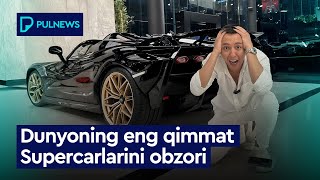 DUNYONING ENG QIMMAT SUPERCARLARINI OBZORI🏎