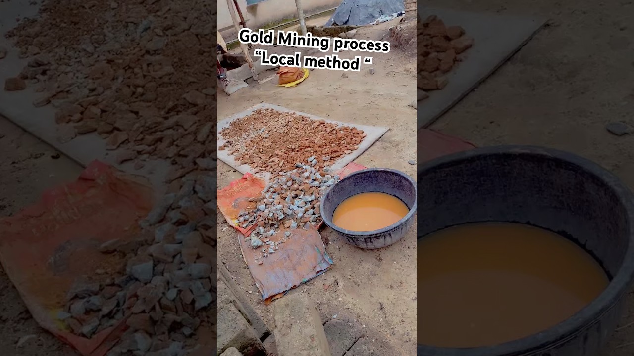 Gold Mining Process “Local Method of Extraction of Powder Gold