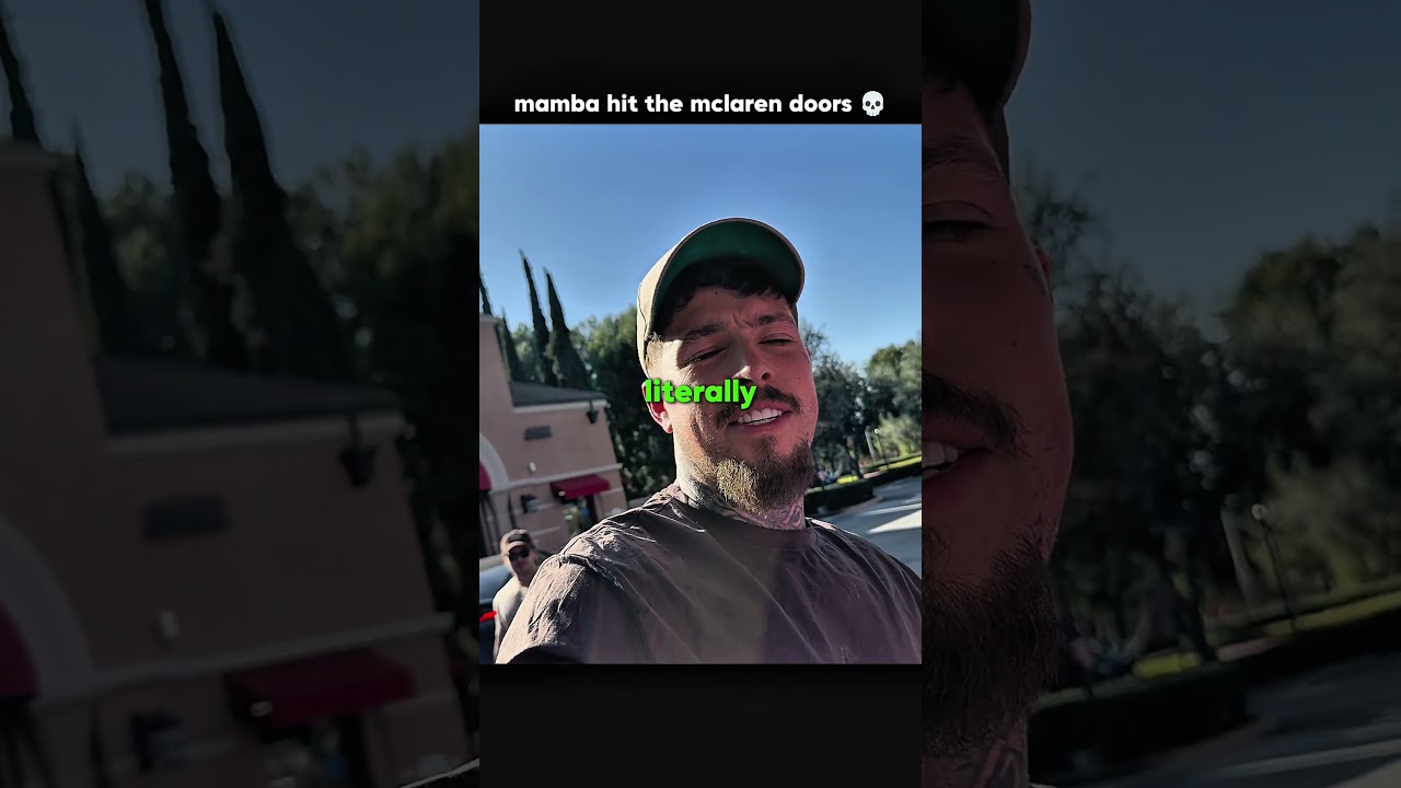 Чувак, ты буквально врезался в Макларен на столбе @mambafx 