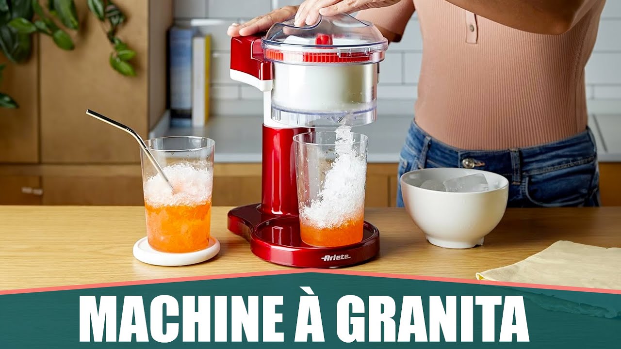 LA MEILLEURE MACHINE À GRANITÉ - Ariete Sweet Granita 78