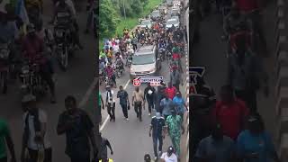 Massive turnout in Abeokuta as NLC, NUT, and youths protest kidnapping and insecurity.