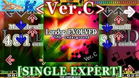 【DDR X3】 London EVOLVED Ver.C [SINGLE EXPERT] 譜面確認＋クラップ