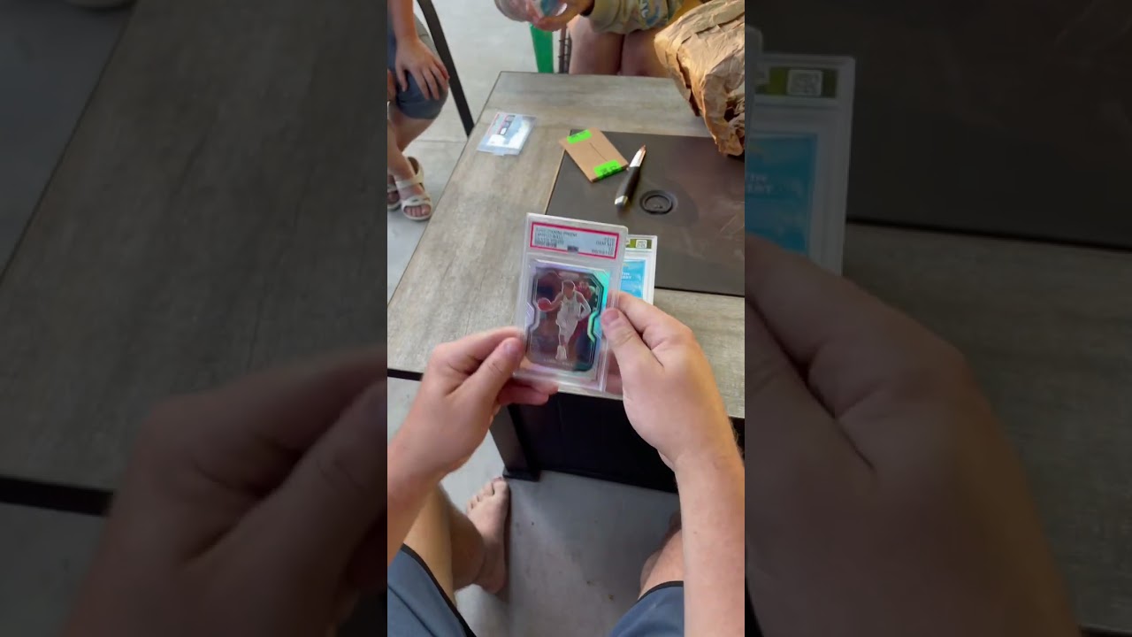 When you PSA 10 a Silver Prizm Lamelo Ball - $2,000 Card!!