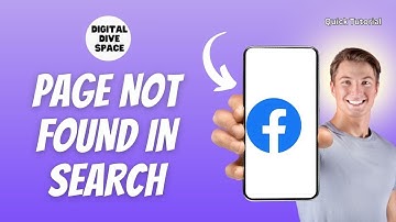 How to fix Facebook page not found in search