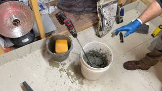 How To Tile a Floor Full Process + tips (Hardiebacker, tiles, , grout etc.)  Sauna Build Part 5