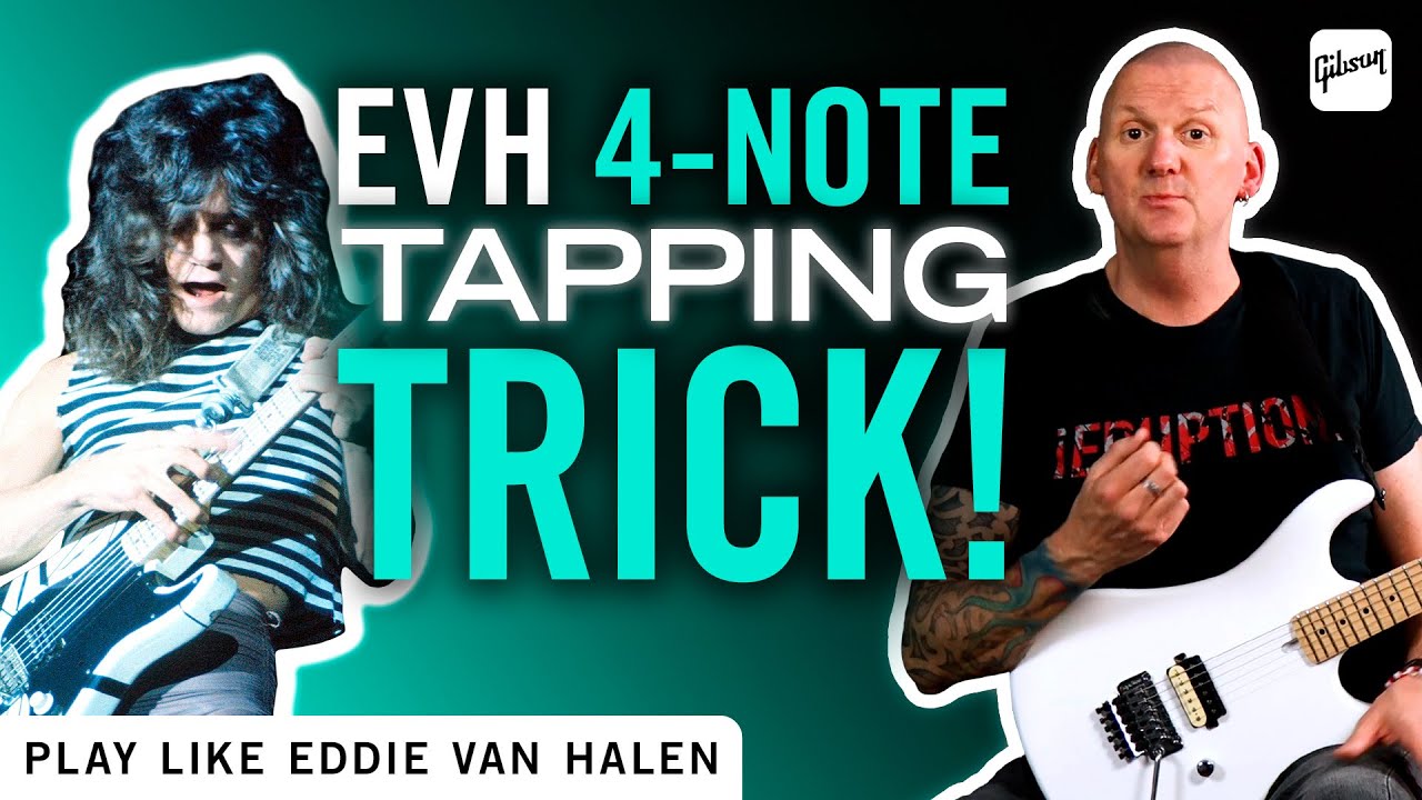 Eddie Van Halen 4-Note Per String Tapping Exercise: Master the Jump ...