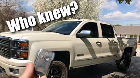 Chevrolet Silverado SECRET Key FOB Features