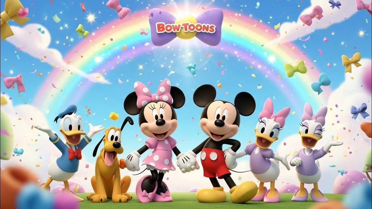 🎀 Mickey Mouse & Minnie’s Big Bow-Toons Adventure | Fun Kids Story 🐭🌈