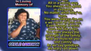 Cecile Canchon memorial