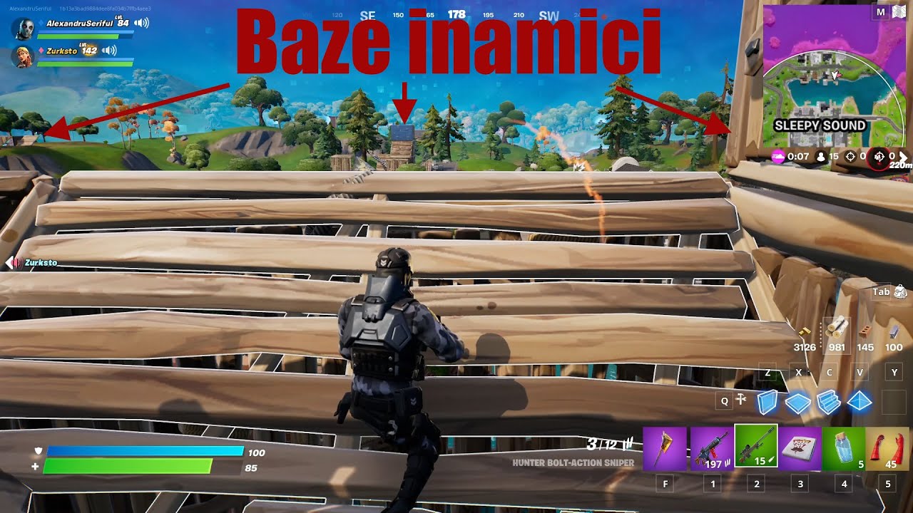 Testăm tactici militare - Fortnite