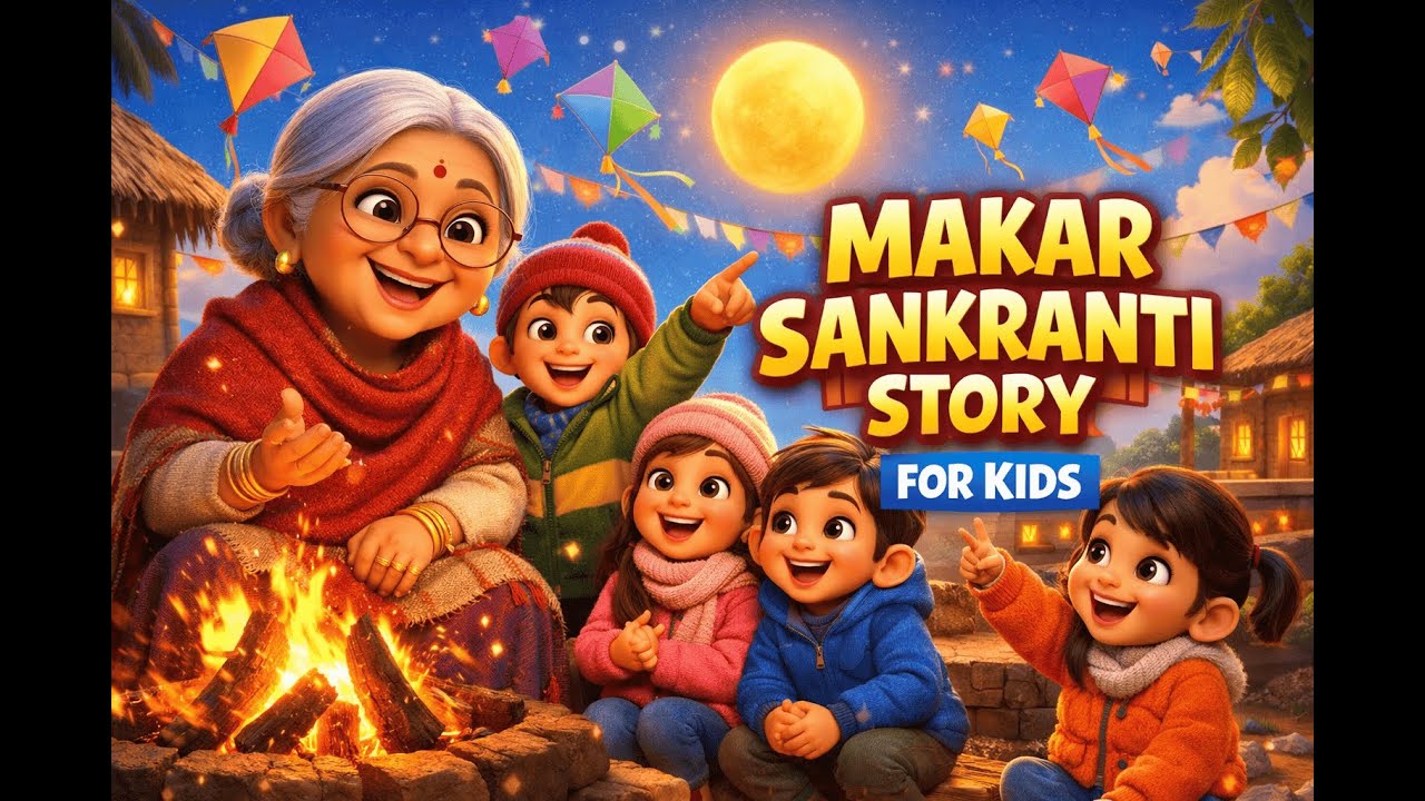 Makar Sankranti Story for Kids | Why We Celebrate Sankranti? | Indian Festivals Explained