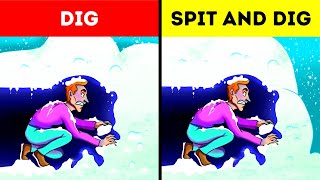 If You're Stuck in an Avalanche, Start Spitting