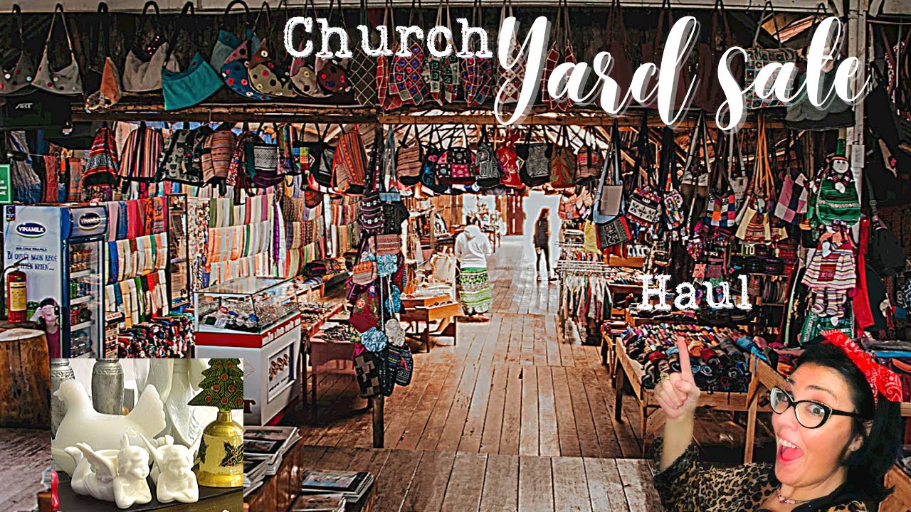 Quick church yard sale haul YouTube