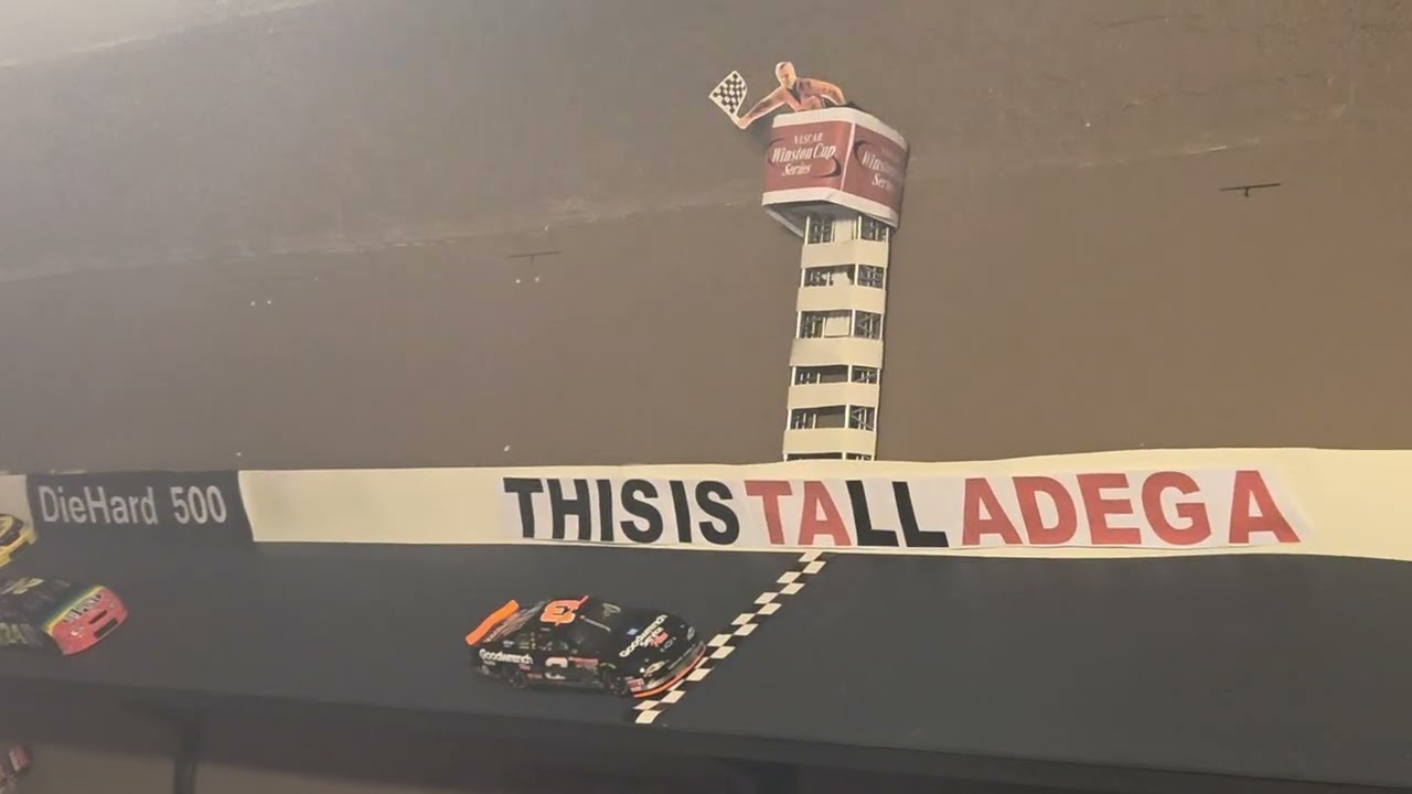 UPDATE ON THE AQUARIUMS, AND THE NASCAR ROOM TRACKS  !!!