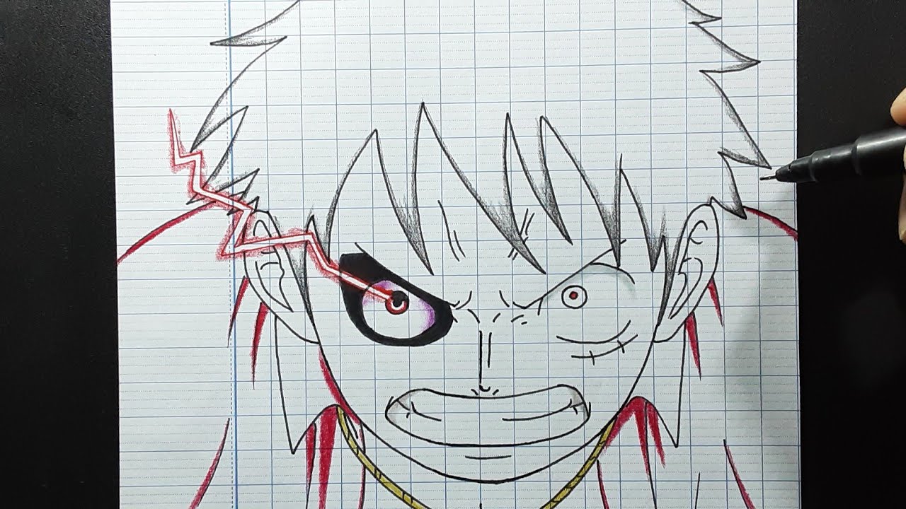 How to Draw LUFFY  One Piece   cara gambar anime  Bilibili