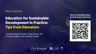 Webinar Series ESD in practice: Tips from educators