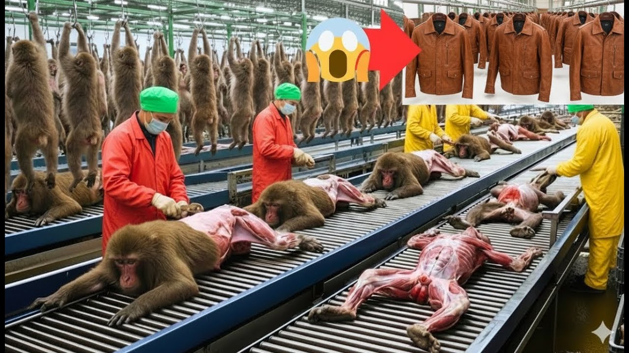 Inside the Monkey-Leather Factory – Full Process From Raw Material to High-End Luxury Item