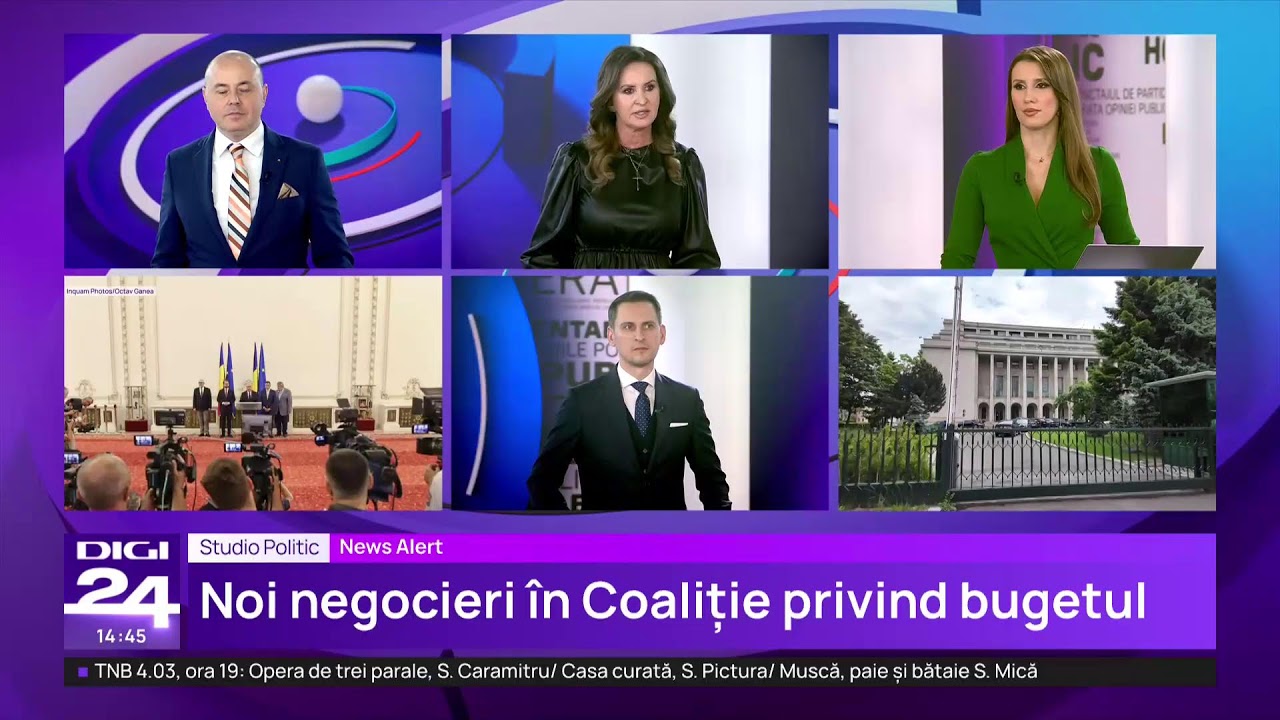 🟣 Știrile Digi24  de la ora 14 –  3 martie 2026