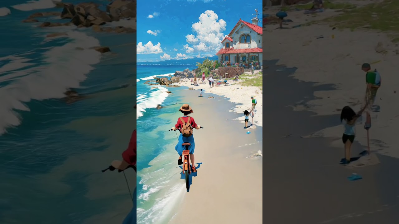 A Peaceful Ride Along the Shore 