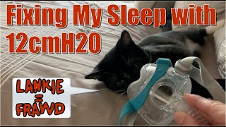 Fixing My Sleep with 12cmH20 CPAP:  Evora Full Face Mask and Supine Position #catchannel