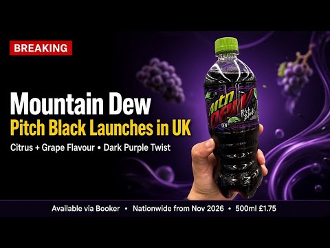 Mountain Dew goes Pitch Black – New Flavour Launches in UK