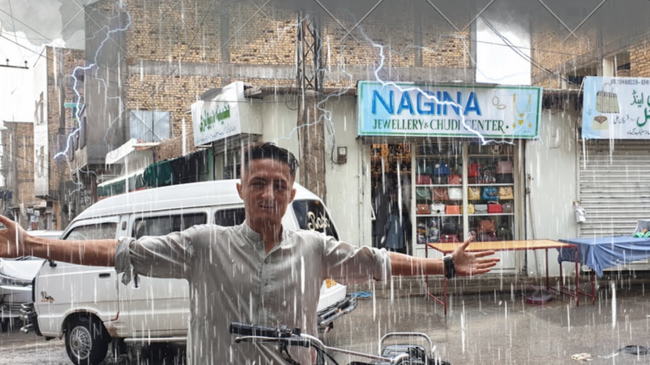 Dangerous Heavy Rain Mari Abad Quetta Allamdar Road | Jannat Gali | Monsoon Rain Quetta | Hazara