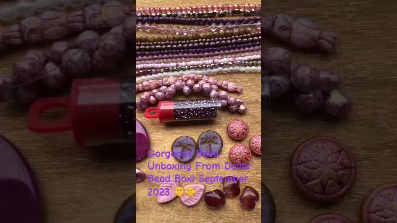 Dollar Bead Box Unboxing For September 2023💕 So Pretty 💕