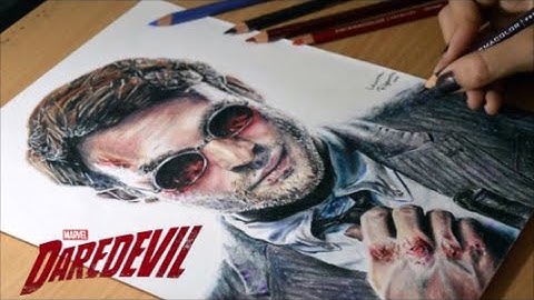 Drawing Daredevil (Matt Murdock) / Charlie Cox
