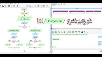 شرح استخدام flowgorithm افضل برنامج لتعلم البرمجة بسهولة (1)