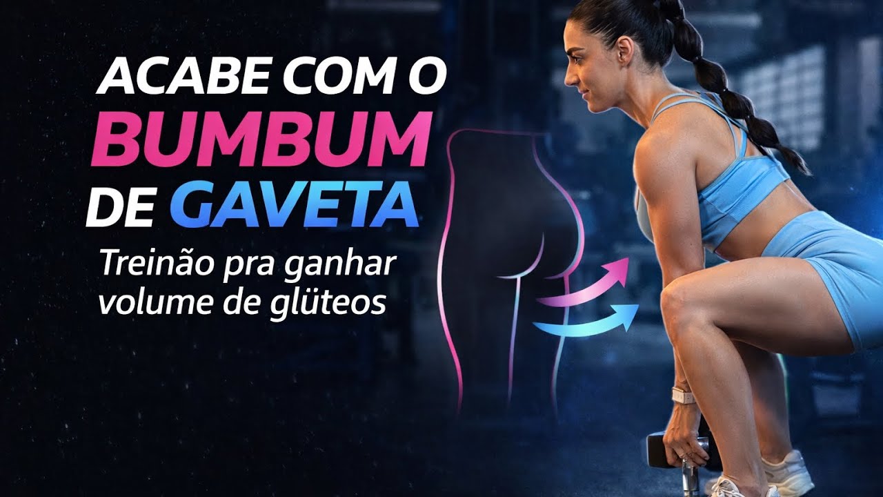 BUMBUM DE GAVETA? Treino para ganhar volume nos glúteos 