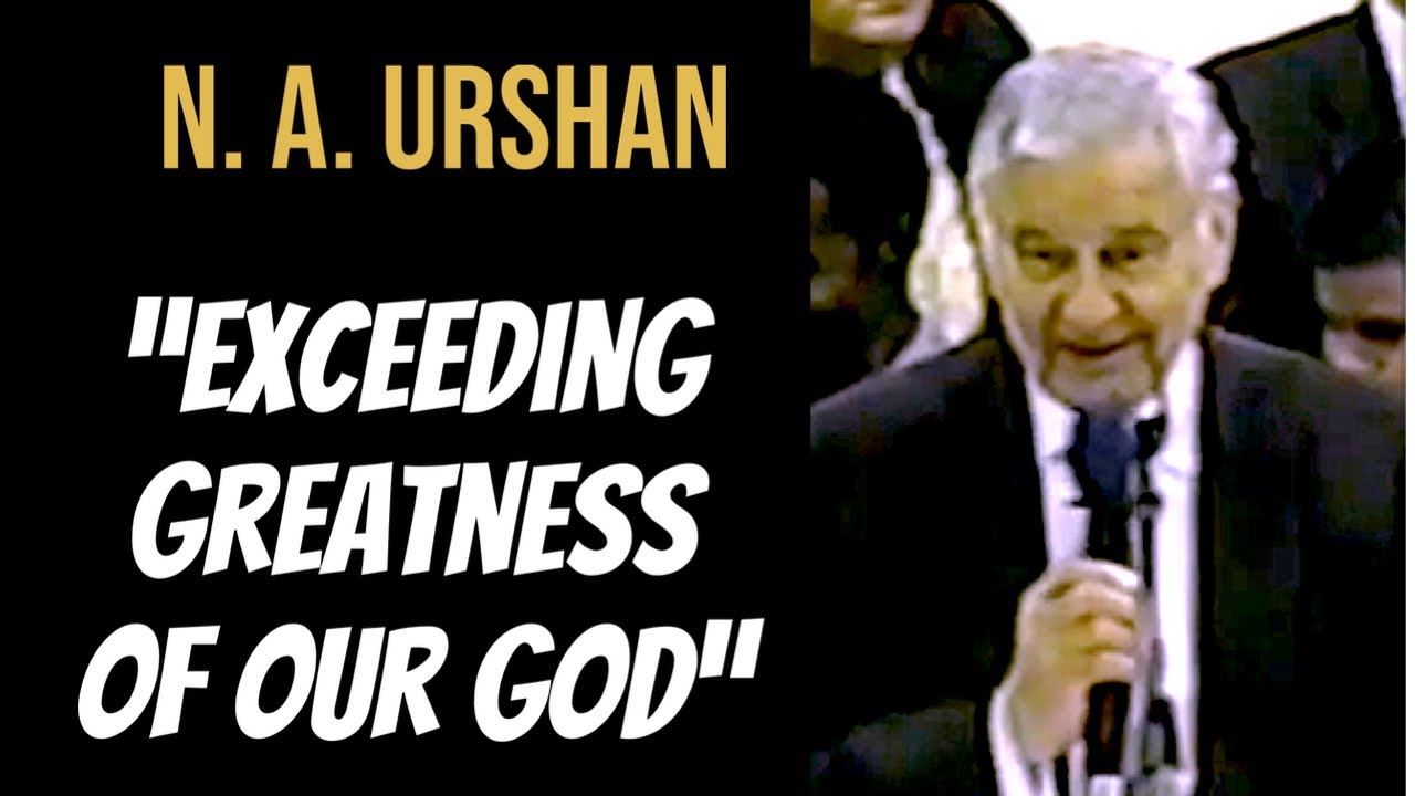 Bishop N. A. Urshan preaching “Exceeding Greatness Of Our God” Apostolic Conference 2001