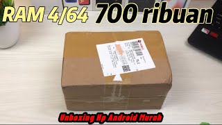 Android murah 700 ribuan ram 4/64 | Unboxing Hp Seken Berkualitas!!!