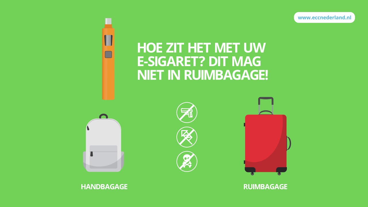 rekken Verbonden in de tussentijd Bagageregels: wat mag je wel en niet meenemen in het vliegtuig? - ECC -  YouTube