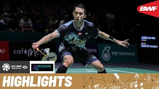 Leong Jun Hao vs Jonatan Christie | Controlled power and decisive smashes